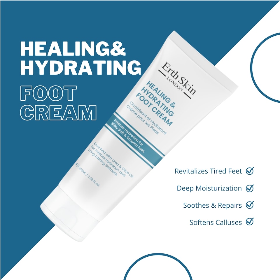 image 1 of Erth Skin London Healing & Hydrating Foot Cream 100ml