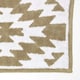 image 2 of Homescapes Natural and White Bath Mat Cotton Aztec Design - 50 x 80 cm | White