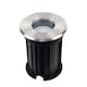image 2 of ValueLights Sussex Brushed Chrome IP54 Outdoor Garden Light and Bulb