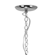 image 5 of Interiors by Premier Abelia Glass and Chrome 6 Arm Chandelier