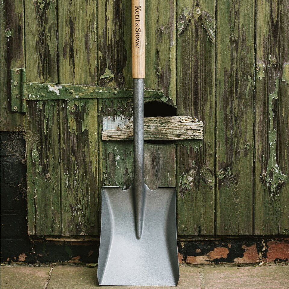 image 1 of Kent & Stowe Carbon Steel Square Mouth Shovel