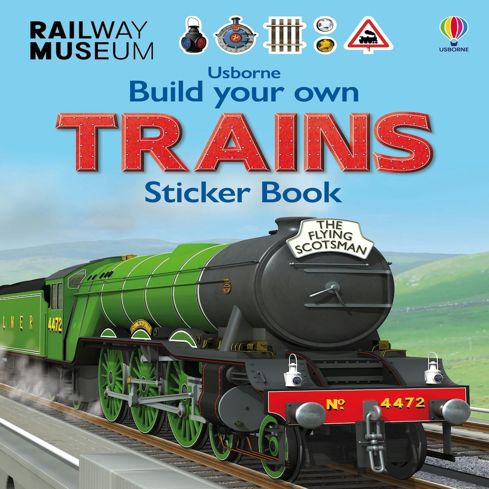 Build Your Own Trains Sticker Book - 18D Kids Activity & Sticker - PAPERBACK - 9781409581321
