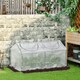 image 7 of Outsunny Greenhouse Plants Foil Tomato Vegetable House W/ 2 Windows White