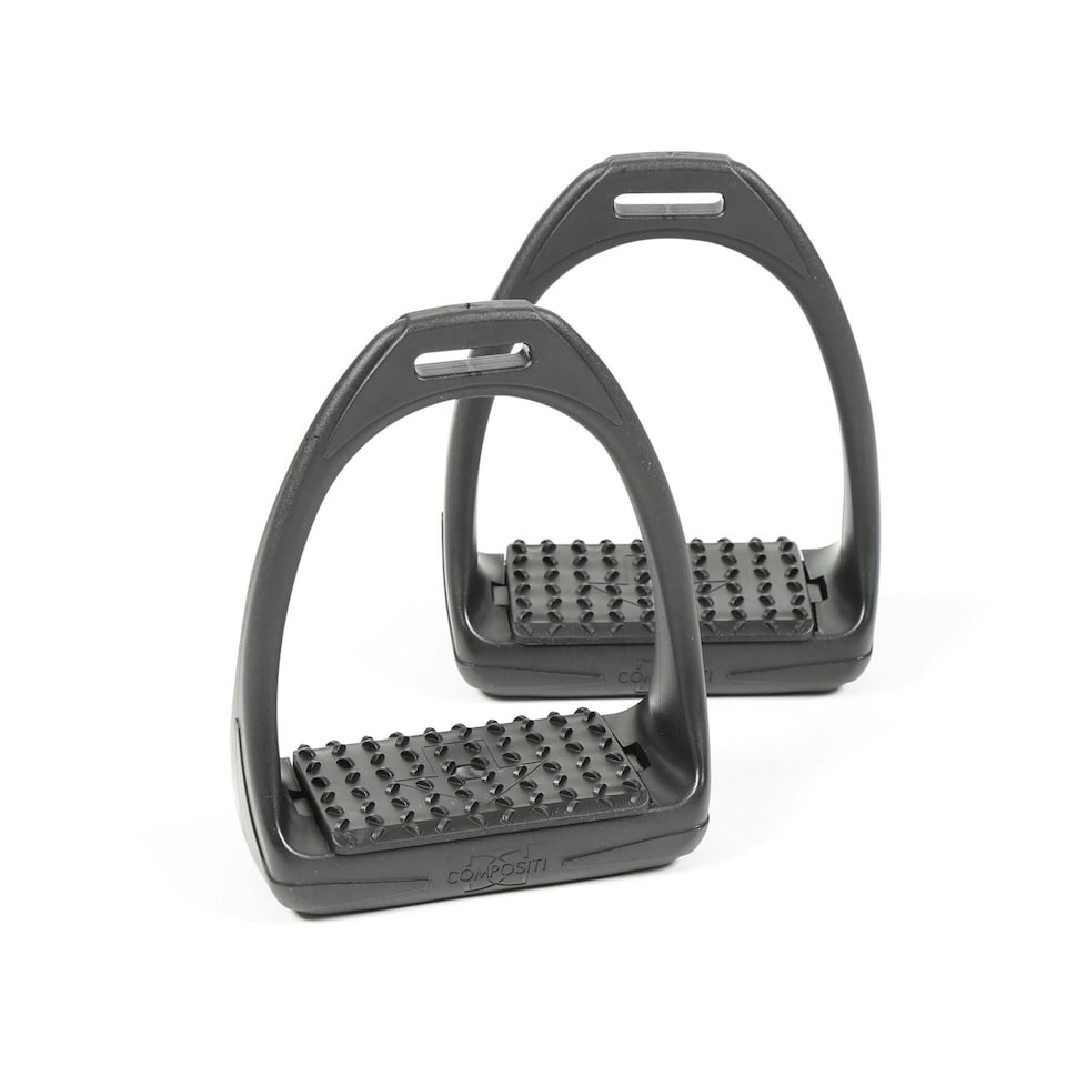 image 1 of Shires Compositi Reflex Stirrups Blue | One Size