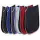 image 1 of Rhinegold Twin Bound Saddle Cloth Black | Size: Cob
Colour: Black