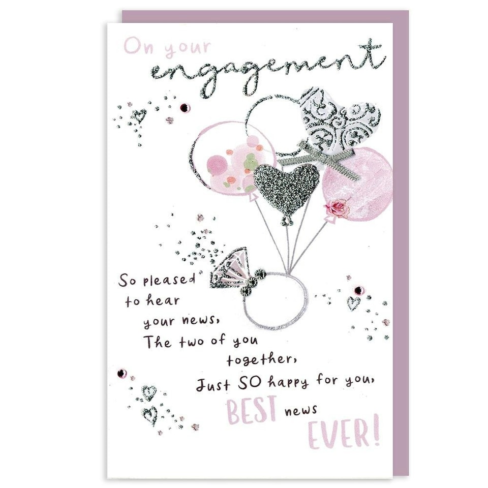 image 1 of Best News Ever! Engagement Congratulations Card