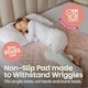 image 5 of Toddler Potty Training Bed Pads - Non-Slip - Soft Waterproof Bedwetting Pee Protector Mat for Kids - Multi-Layer, Washable, Absorbs Up to 2000ml - 90 x 85cm Pink | Unicorn | Single