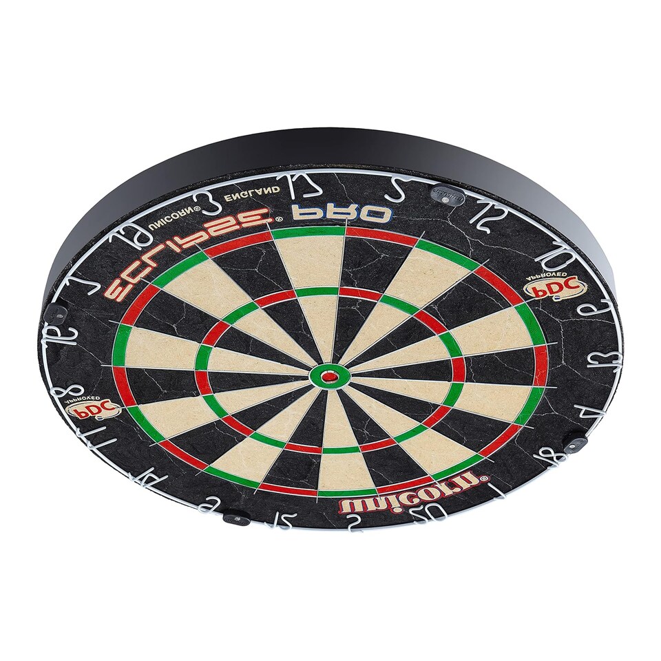 image 1 of Unicorn Eclipse Pro Bristle Dartboard | Black | Black/Green/Red | One Size | 1