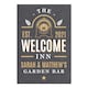 image 2 of Personalised The Welcome Inn Metal Sign