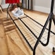 image 5 of House of Home Clothing Rail Heavy Duty Hanging Clothes Shoe Hat Rack Shelves With Wheels 4ft x 5ft | Black
