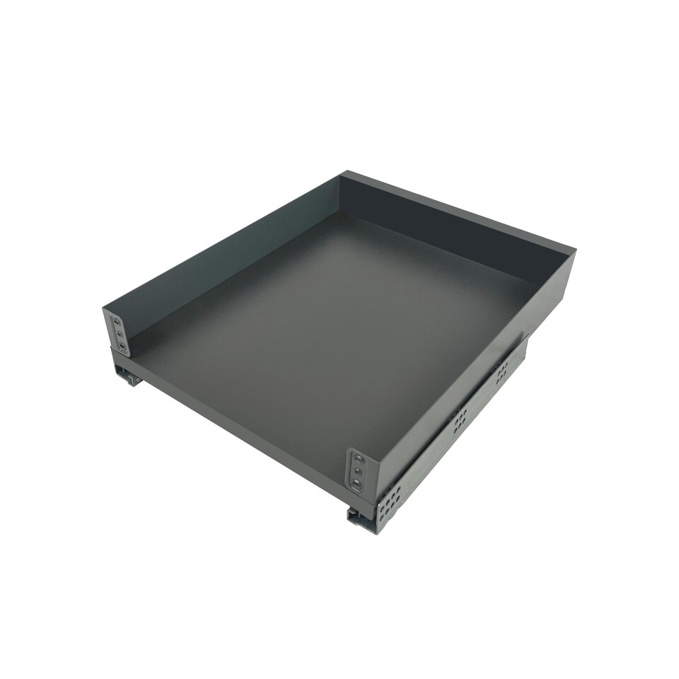 FittingsCo, Ultra Slim, Cutlery Soft Close Drawer Box Anthracite, 450W, 375D, 84H (mm)