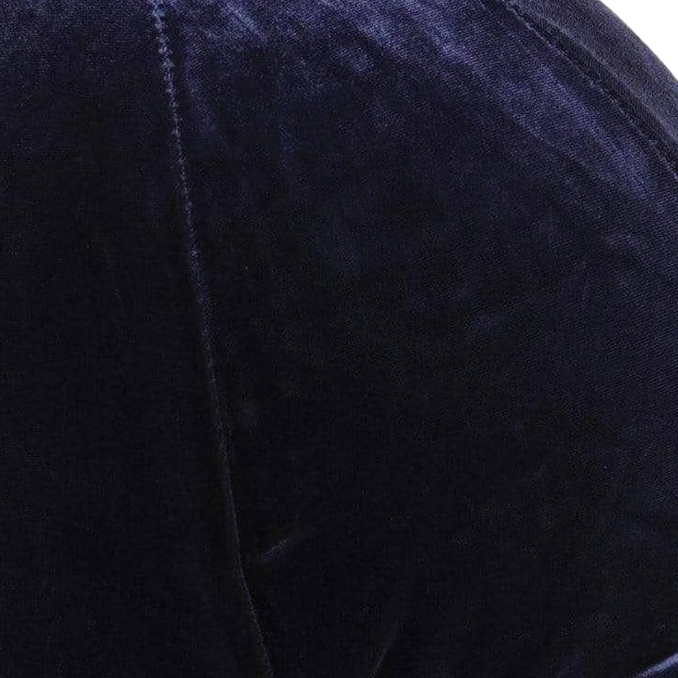 image 1 of Shires Velveteen Hat Cover - Navy - 53cm - 57cm | Blue | 53-57cm