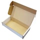 image 3 of 50 x White 12 x 9 x 2.5" (310x234x63mm) Packing Shipping Mailing Postal Strong Single Wall Die Cut Boxes White