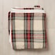 image 4 of Christmas Check Throw with Sherpa Back, Multi-Coloured