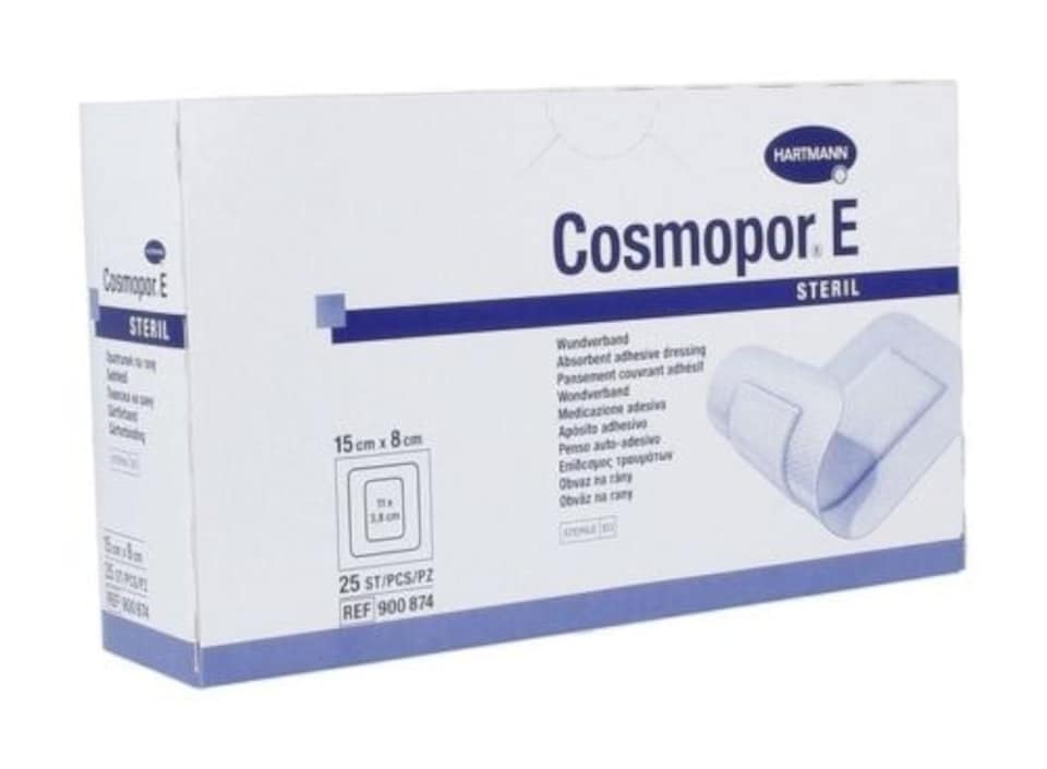 image 1 of Cosmopor E Adhesive Dressings 15cmx8cm Pack of 25