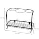 image 2 of House of Home Freestanding Hair Dryer & Straighteners Holder Storage Stand Cable Tidy in Black
