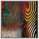 image 4 of Psychedelic print (Picutre Frame) White | S