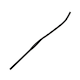 image 2 of Shires Leather Horse Schooling Whip | Black | Black | 60cm | 1