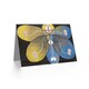 image 2 of Hilma Af Klint Group Vi Evolution No 9 Abstract Art Card