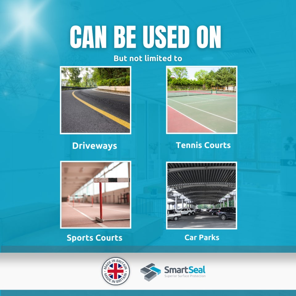 image 1 of Tarmaseal Tarmac Restorer (Black) Tarmac Paint, Tarmac Sealer, Restore Lost Colour for Tarmac Driveway, 3-5 Year Protection, 20L