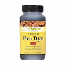 Fiebing's Pro Dye - Professional Oil-Based Leather Colour Dyes 4oz | Brown | Mahogany