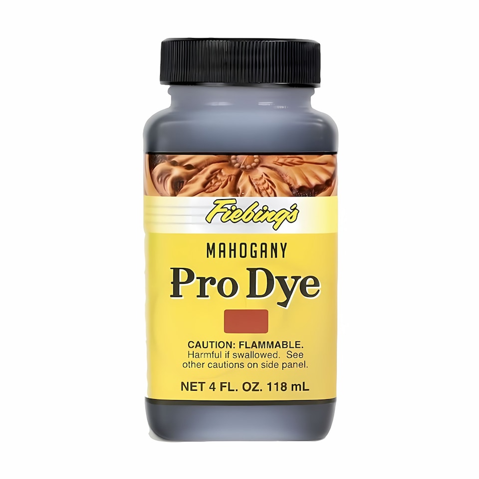 image 1 of Fiebing's Pro Dye - Professional Oil-Based Leather Colour Dyes 4oz | Brown | Mahogany