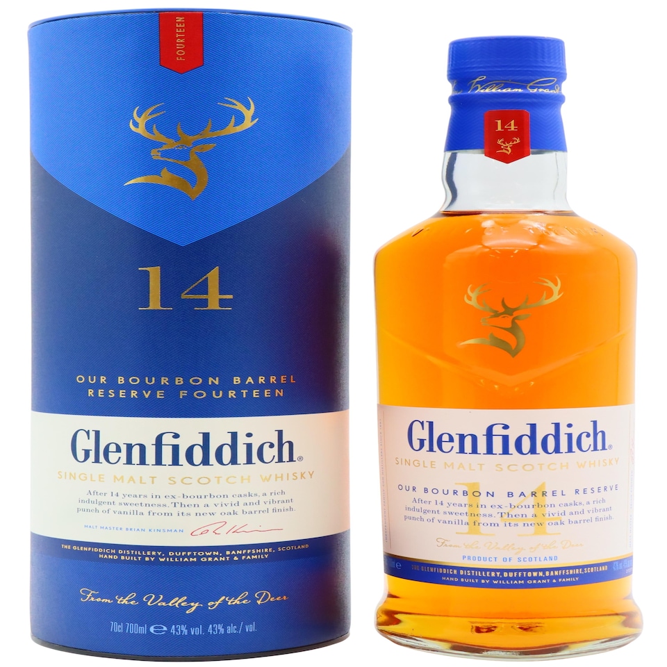 Glenfiddich - Speyside Single Malt Scotch 14 year old Whisky