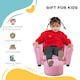 image 6 of HOMCOM Kids Sofa Set Toddler Chair Children Couch Seating Armchair w Footstool | Pink | One Size