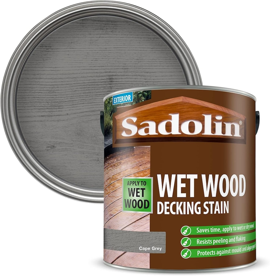 image 1 of Sadolin Woodworks Decking Stain - Cape Grey - 2.5L