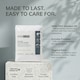 image 8 of Homescapes Advanced Cooling Mattress Topper | White | Small Double | 1