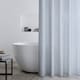 image 1 of Catherine Lansfield Timeless Stripe Shower Curtain | Blue | One Size