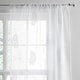 image 2 of Appletree Leaf Embroidery Voile Panel White