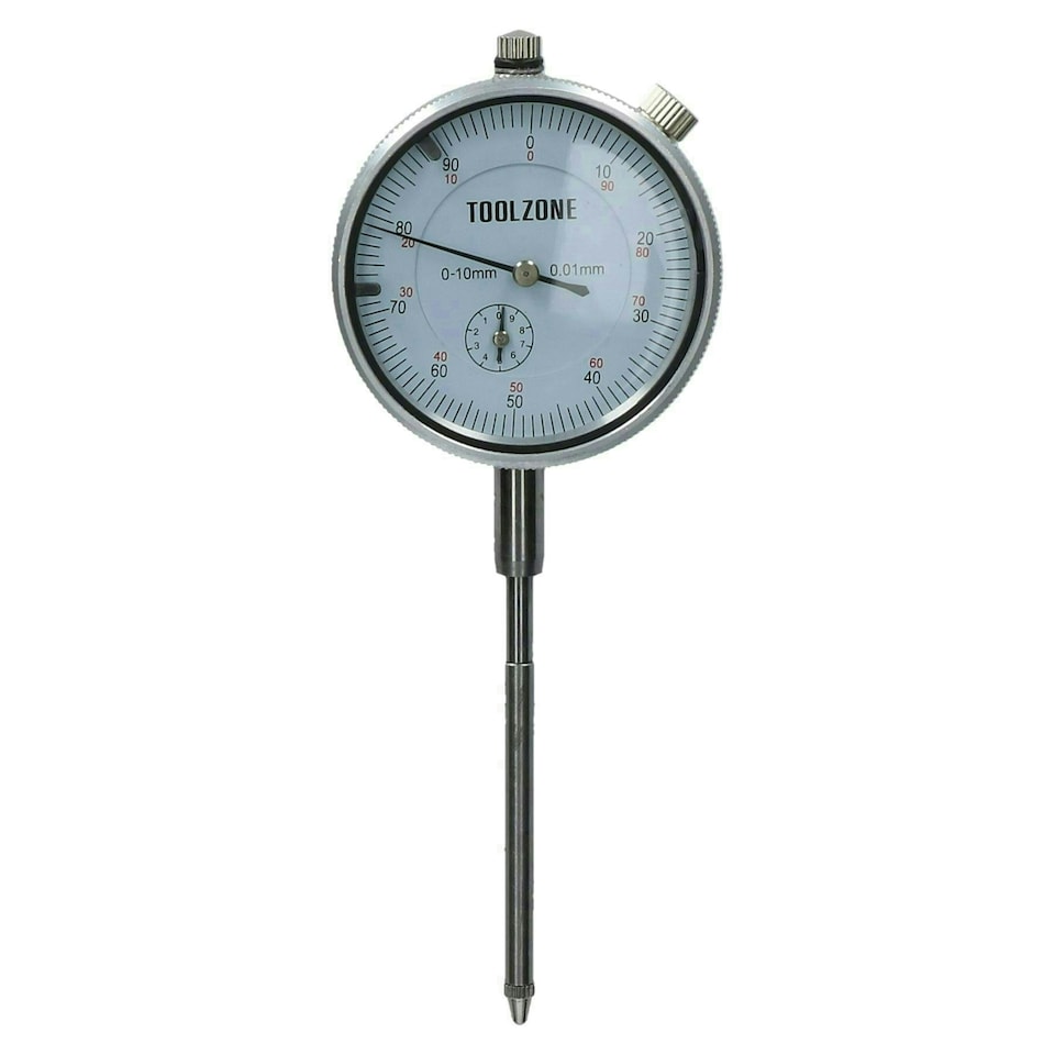 image 1 of Extra Long Dial Test Indicator DTI Clock Guage Measuring Precision Plunge Probe