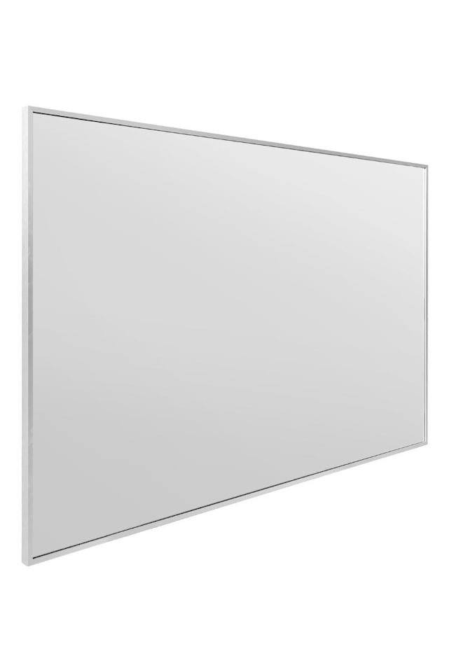 image 1 of The Artus - Silver Aluminium Edged Wall Mirror 47" X 31" (120CM X 80CM) | Silver