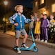 image 7 of HOMCOM Kids Electric Scooter, Electric Scooters for Kids Ages 6-10, 8 KM H 6 KM Lightweight E-Scooter, Adjustable Height, Rear Brake | Blue | Blue | 76cm x 53cm x 95cm