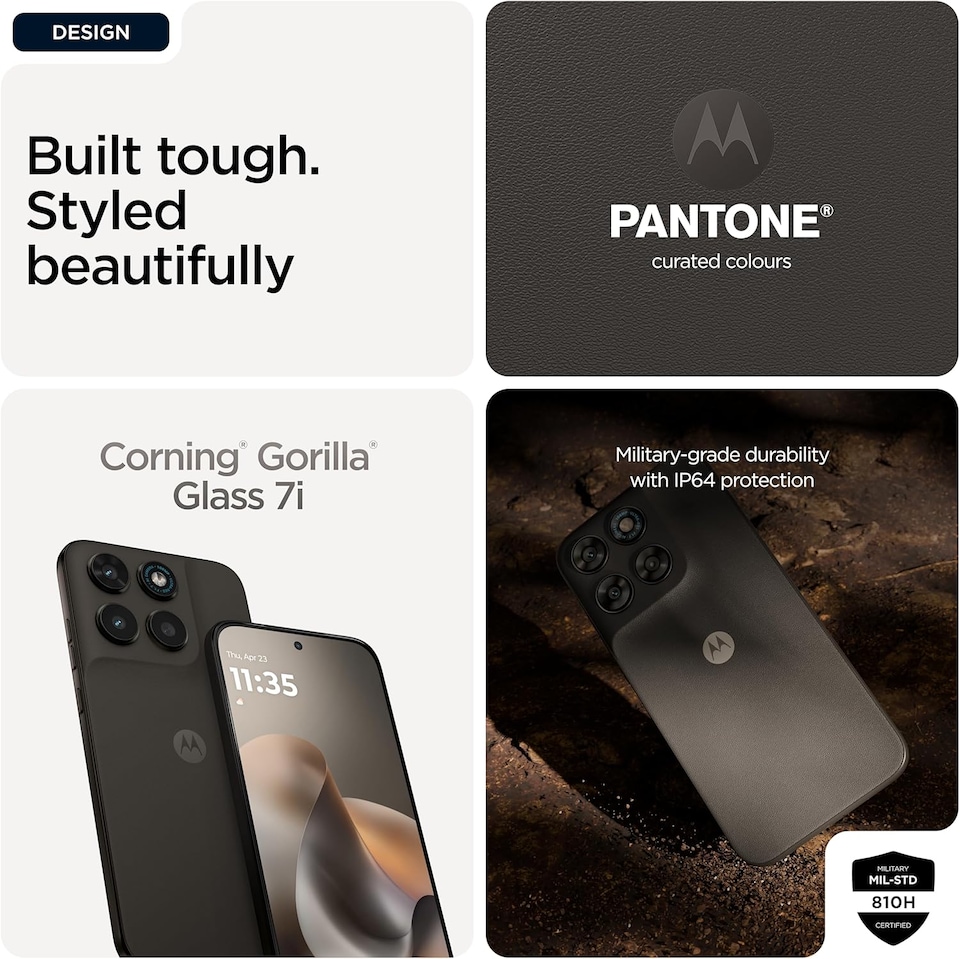 image 1 of Motorola  G77 5G XT2621 8GB / 256GB Black Olive