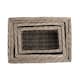 image 4 of Wicker Antique Wash Open Storage Baskets Set of 4 | Brown | Brown | Not provided