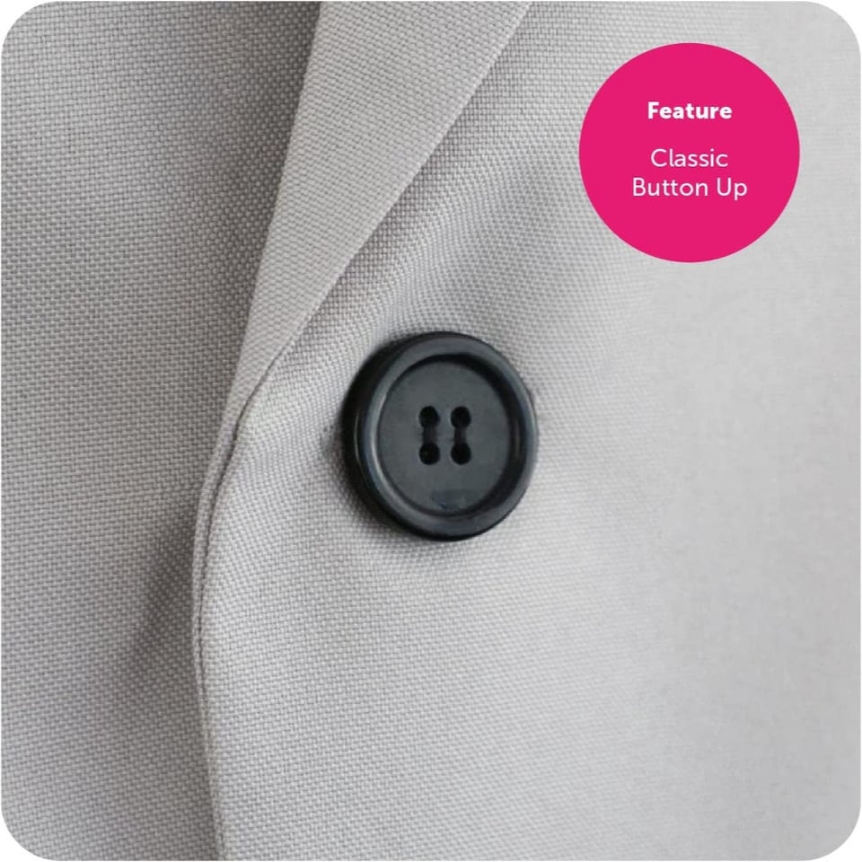 image 1 of Grey Suit Costume Grey | S