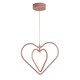image 2 of Blush Double Heart Led Pendant