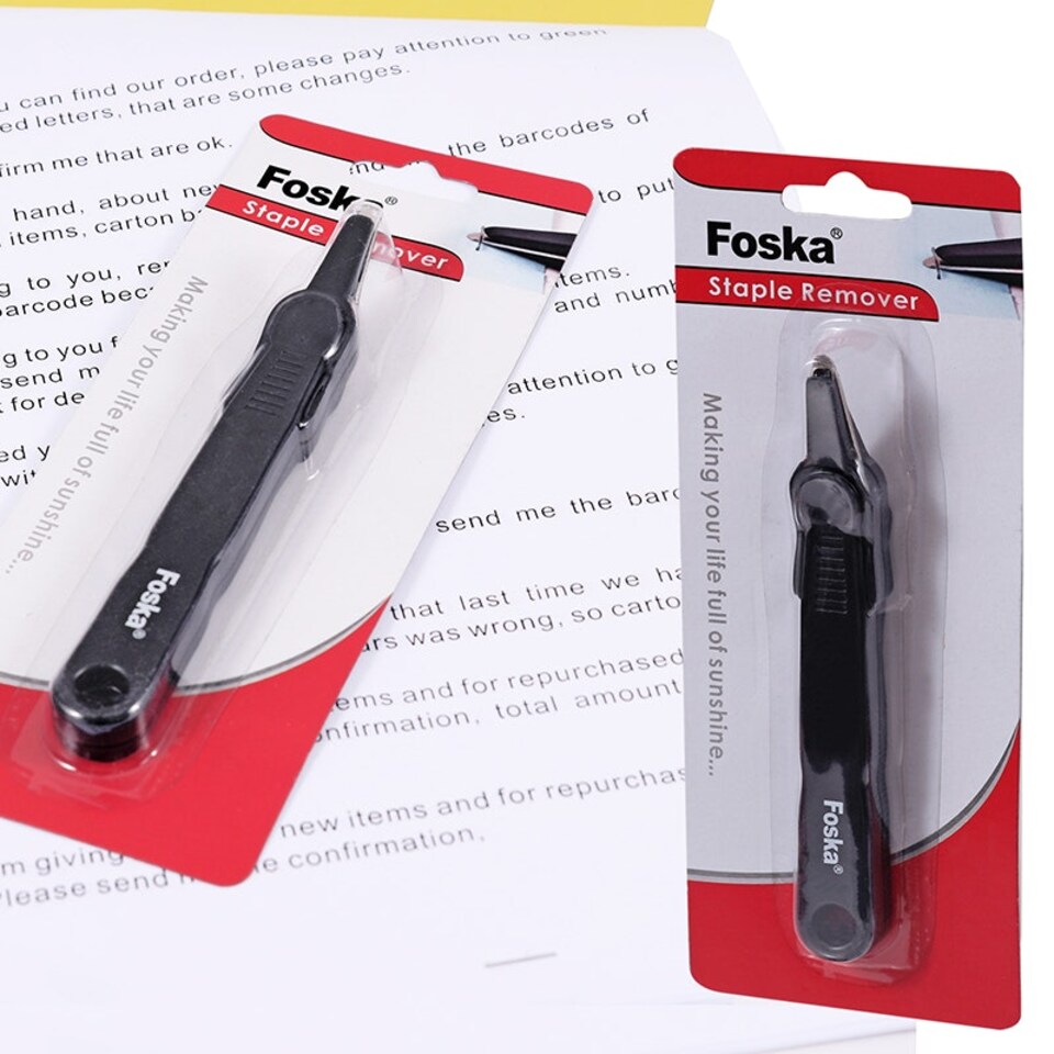 image 1 of Black Staple Remover 14cm