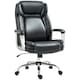 image 1 of HOMCOM Faux Leather Desk Chair with Adjustable Height, 227kg 500LBS, Black 