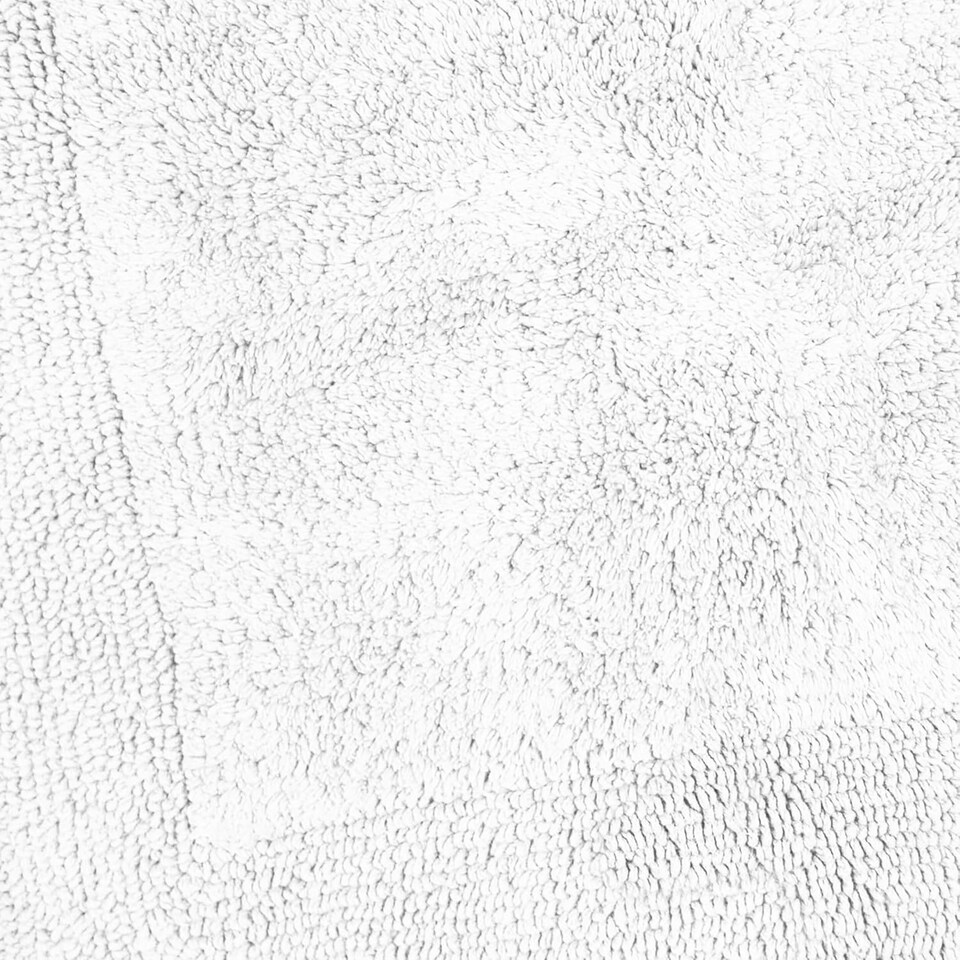 image 1 of Heavyweight Reversible Square Bath Mat White | White