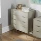 image 2 of Chest of 4 Drawers Clothing Cabinet Storage Organiser Bedroom Furniture | Grey