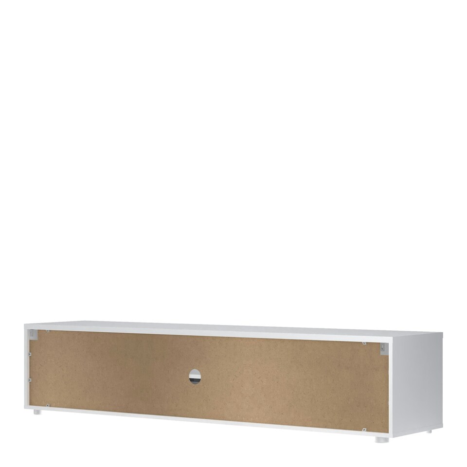 image 1 of Media TV Unit with 2 Doors 1 Drawer 177cm White