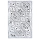 image 2 of Small Outdoor Carpet Diamond B/W Multi