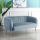 image 2 of Matilda 2 Seat Sofa Light Blue