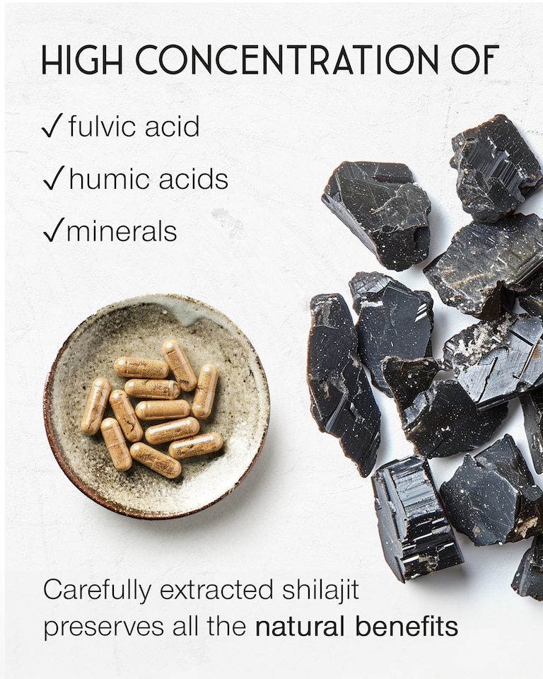 image 1 of SuperSelf Himalayan Shilajit 60 Capsules