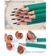 image 3 of Pack of 12 7'' Flexible Sharpened Plastic Wood- Free HB Pencils with Eraser