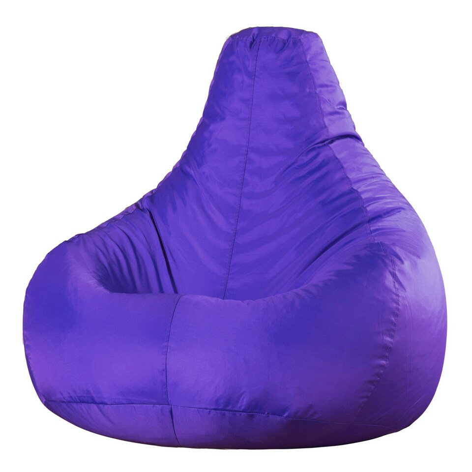 image 1 of icon Recliner Indoor Outdoor Bean Bag Purple Bean Bag Chair Purple | Purple