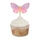 image 5 of Butterfly Cupcake Food Pick Toppers - Pack of 12